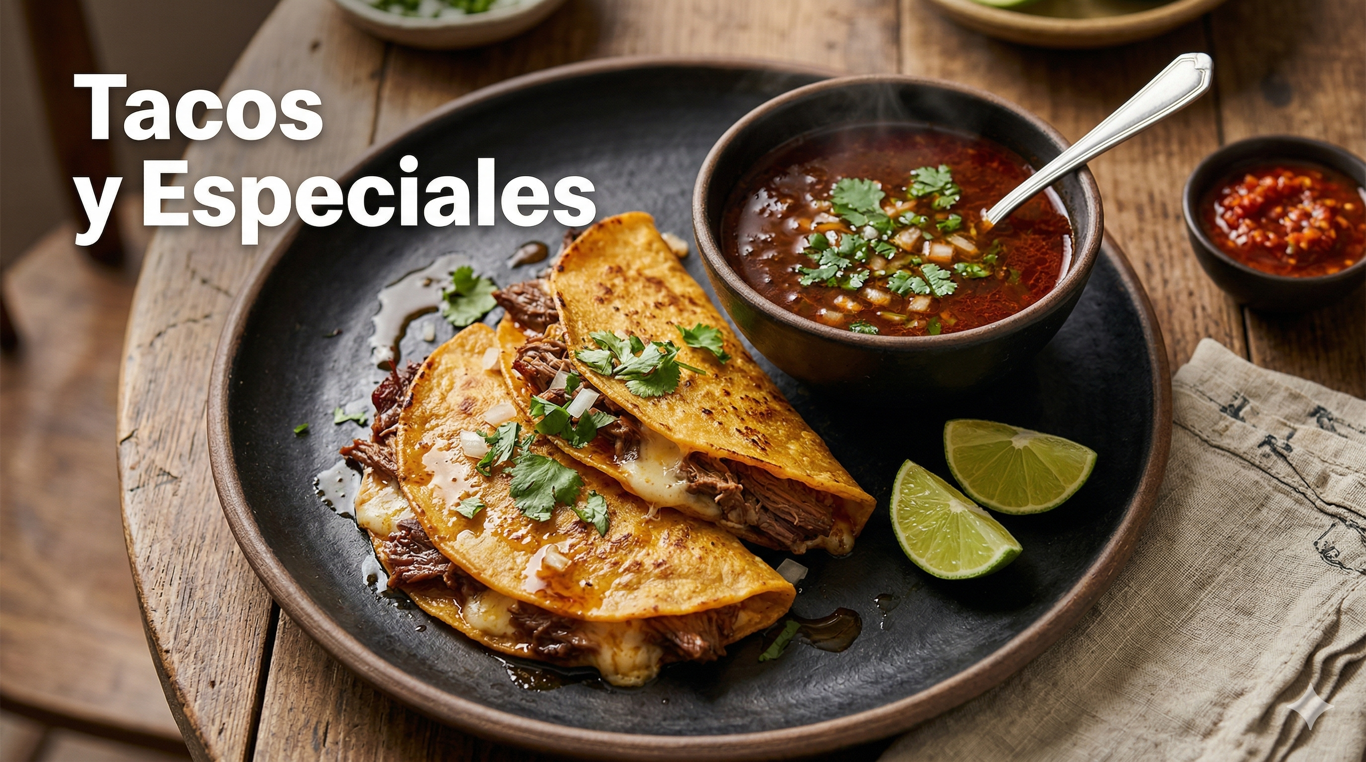 Tacos y Especiales